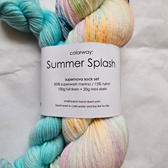 Yarn | Wildstar Fibers - Summer Splash Sock Set - Picture 3 of 3
